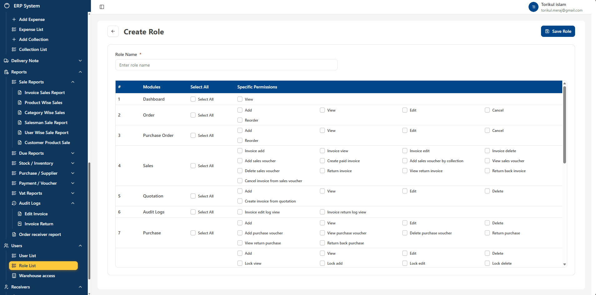 Business ERP System screenshot 6