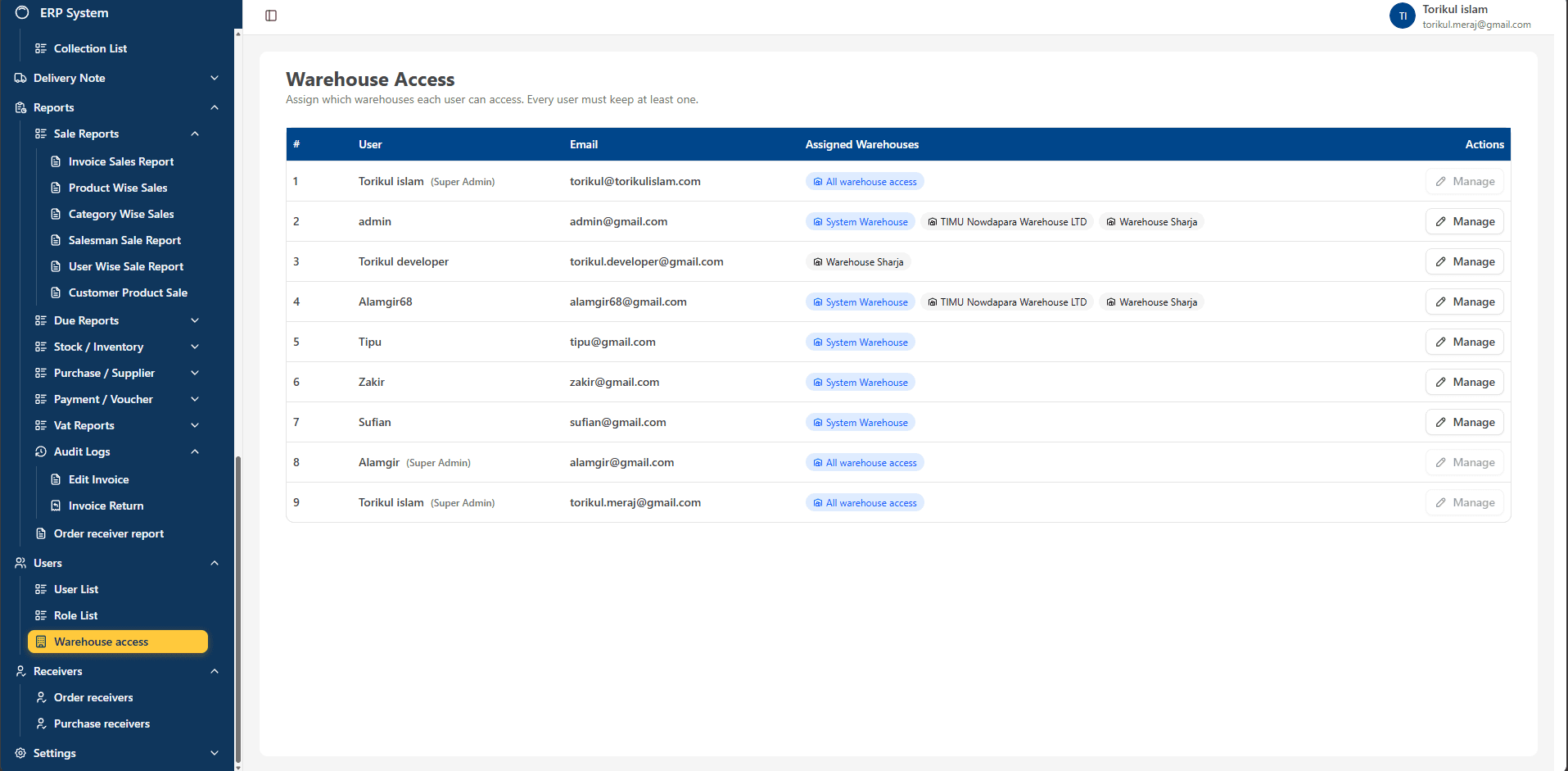 Business ERP System screenshot 8