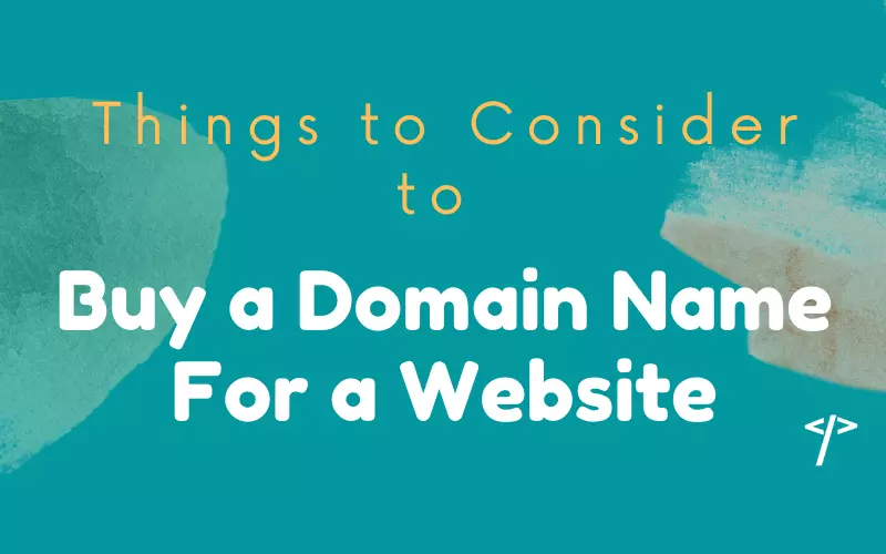 How to choose a domain name
