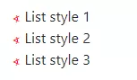 Change unorder list style altering before content star